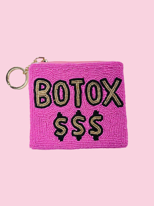 Botox Money Beaded Purse