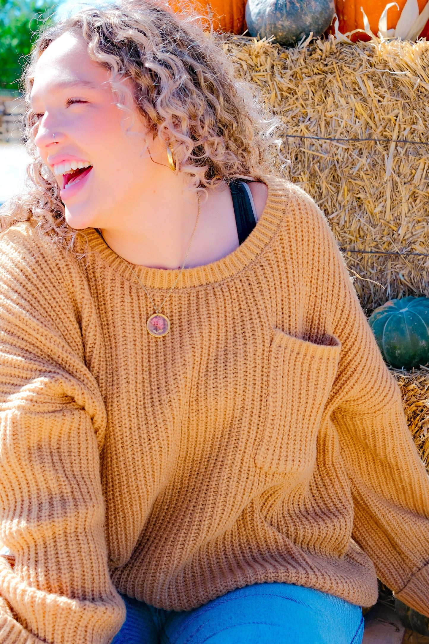 Caramel Oversized Sweater