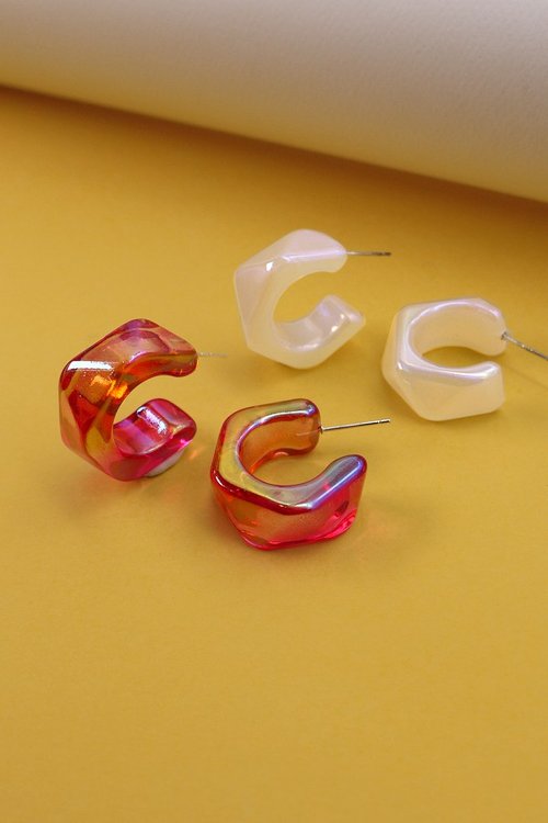 Geometric Hoop Earrings