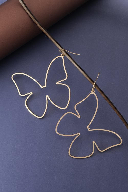 Butterfly Cutout Earrings