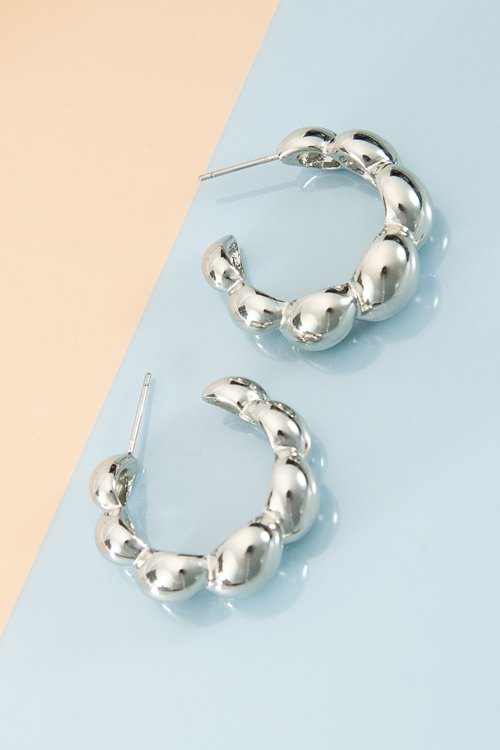 Bubble Hoop Earrings