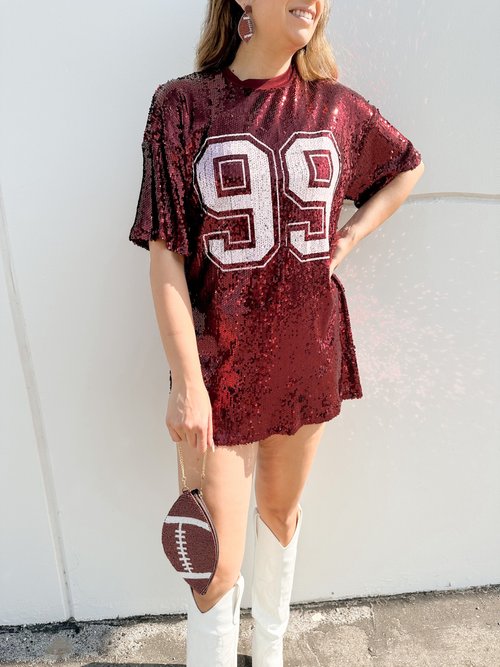 Sequin Game Day Top