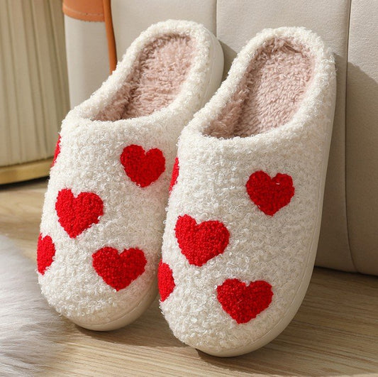 Multi Heart Slippers