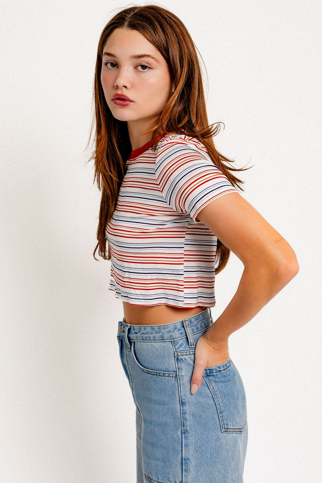 Staring At Me Striped Top