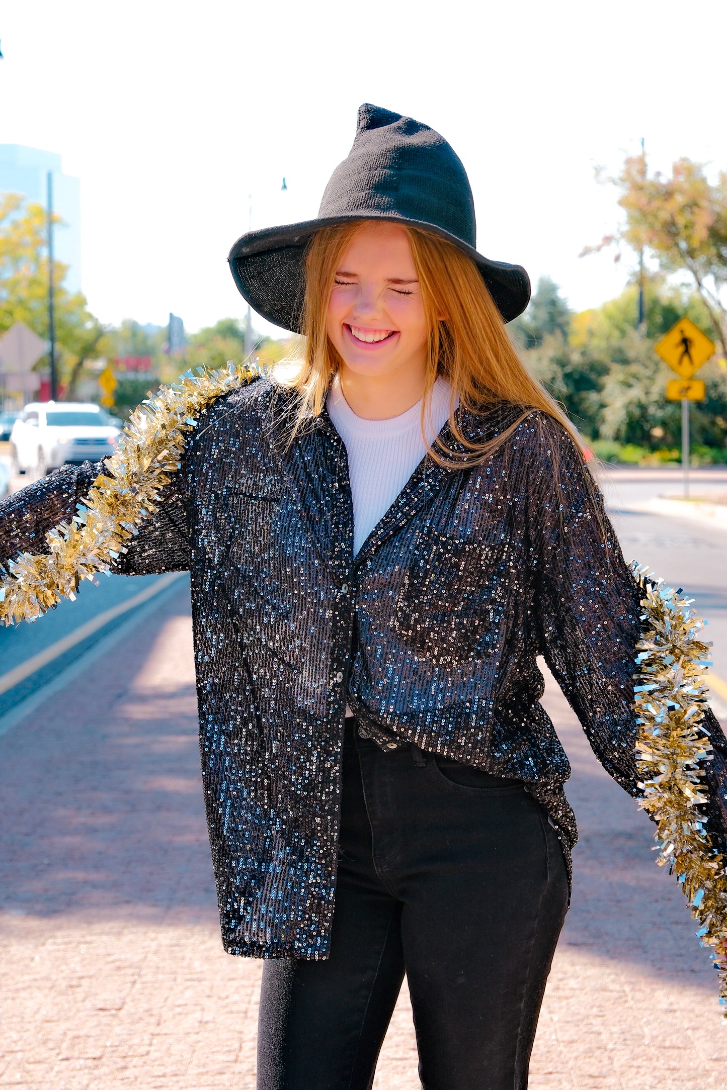 High Hopes Sequin Shirt