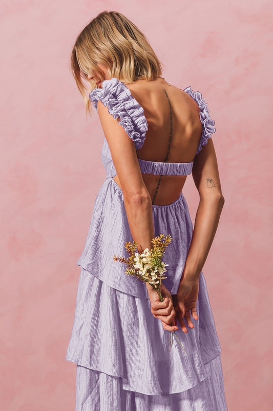 Lavender Lover Tiered Dress