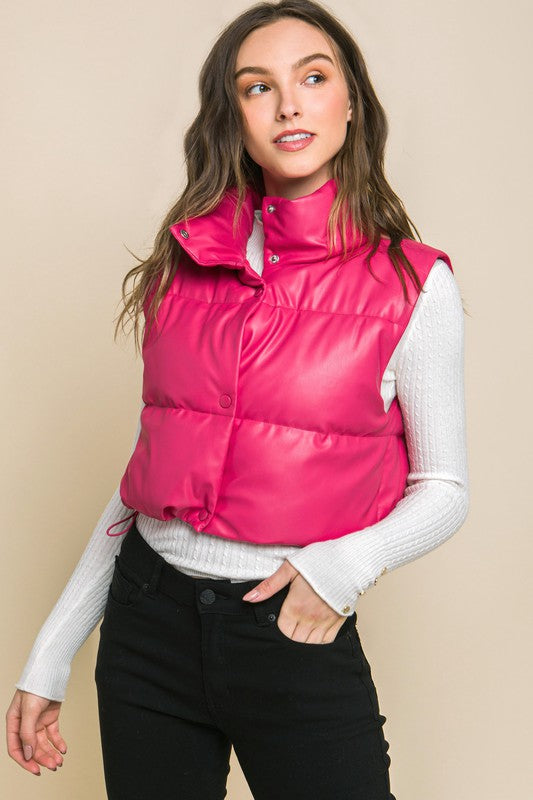 Fuchsia Flare Vest