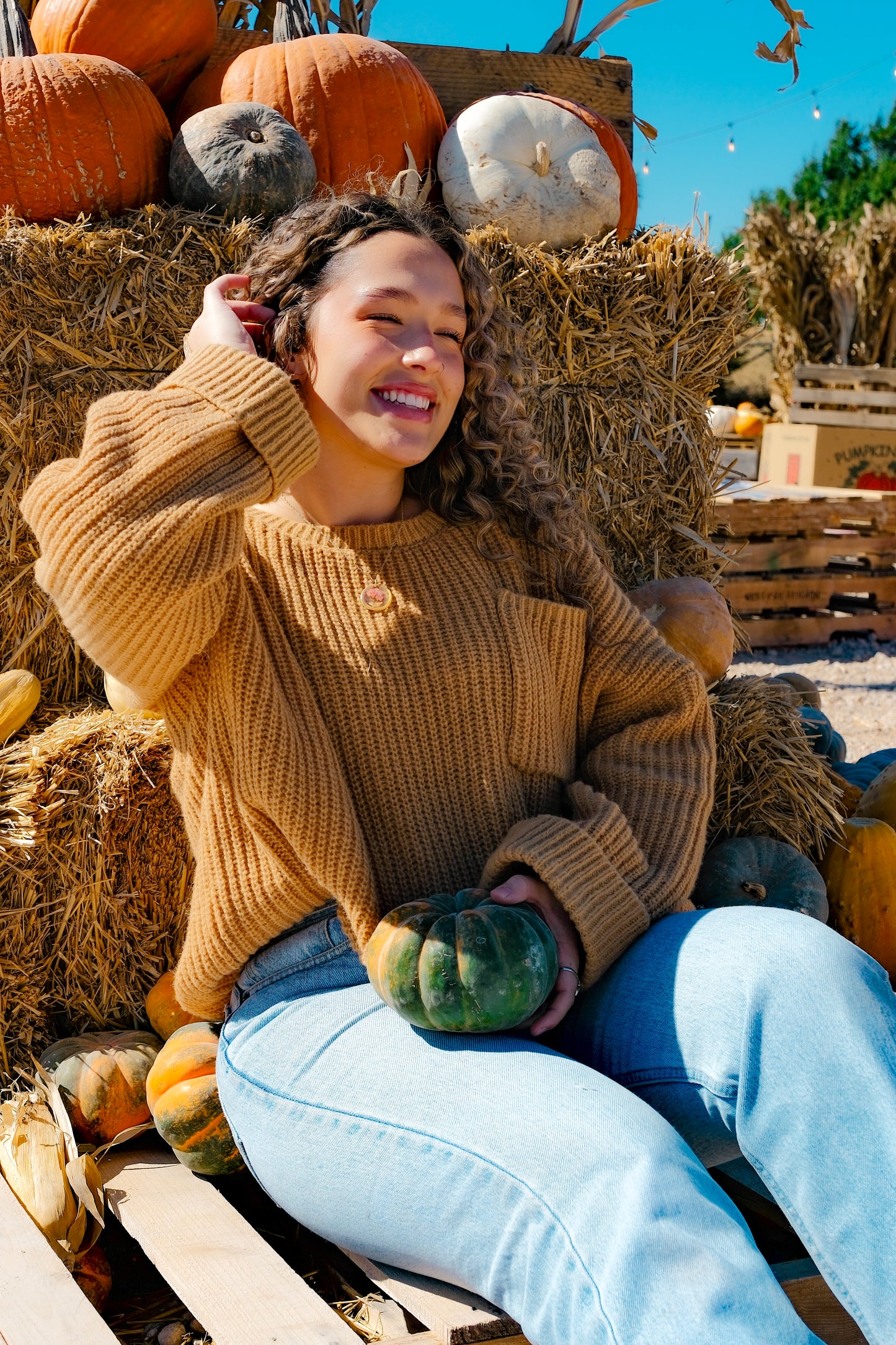 Caramel Oversized Sweater