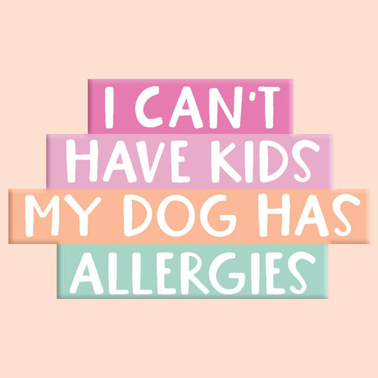 My Dog Has Allergies Sticker