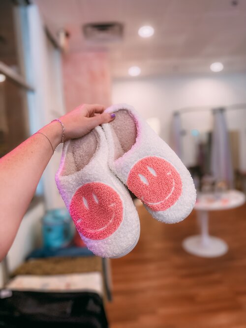 Smiley Face Slippers