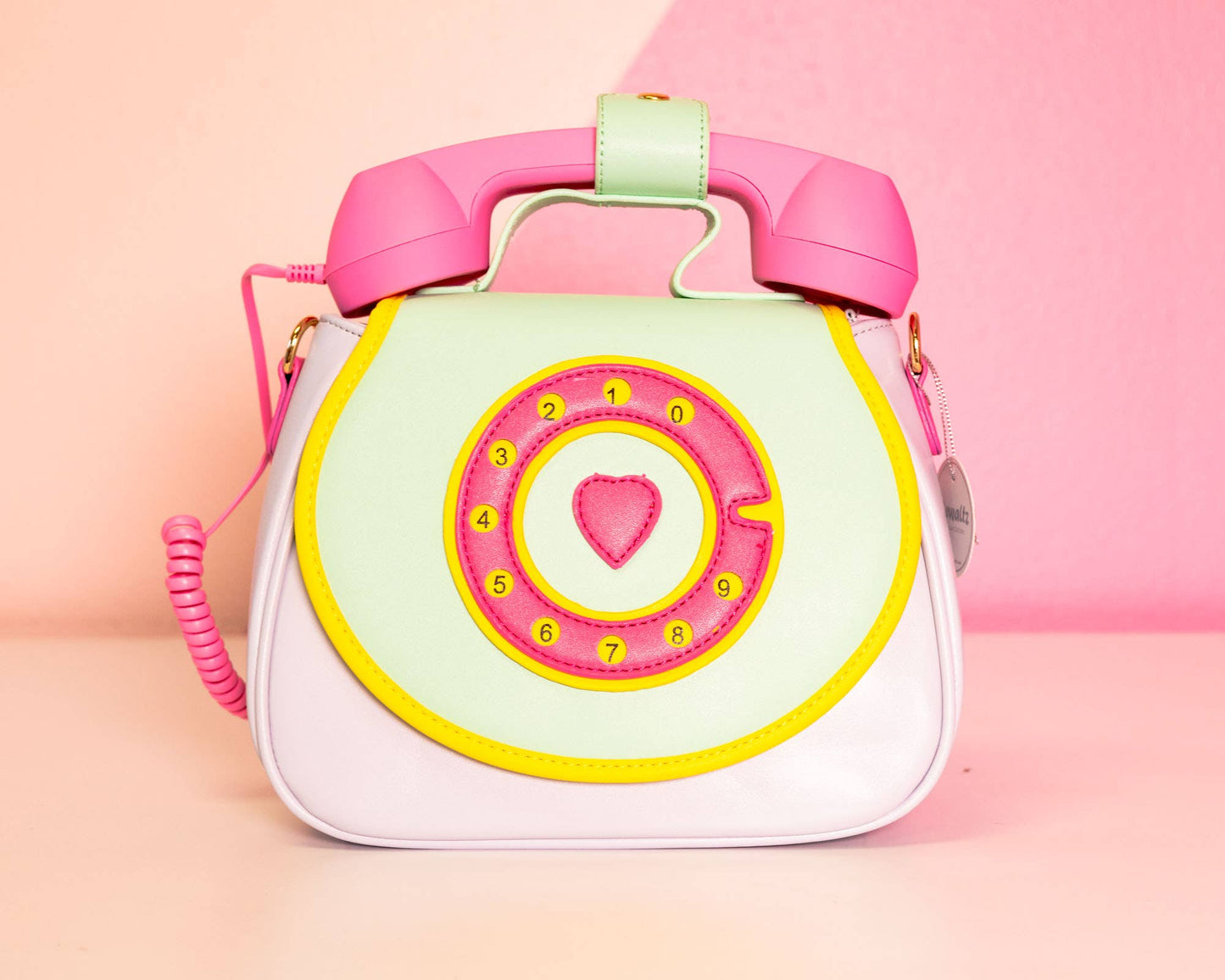 Mint Green Ring Ring Phone Handbag