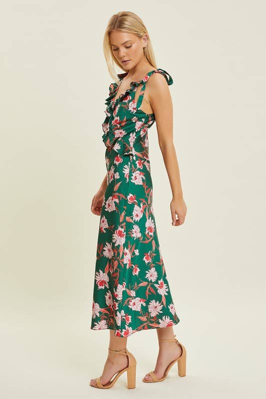 Garden Bloom Midi Dress