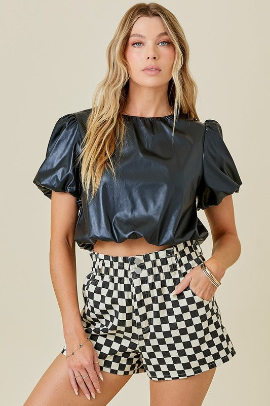 After Hours Leather Top