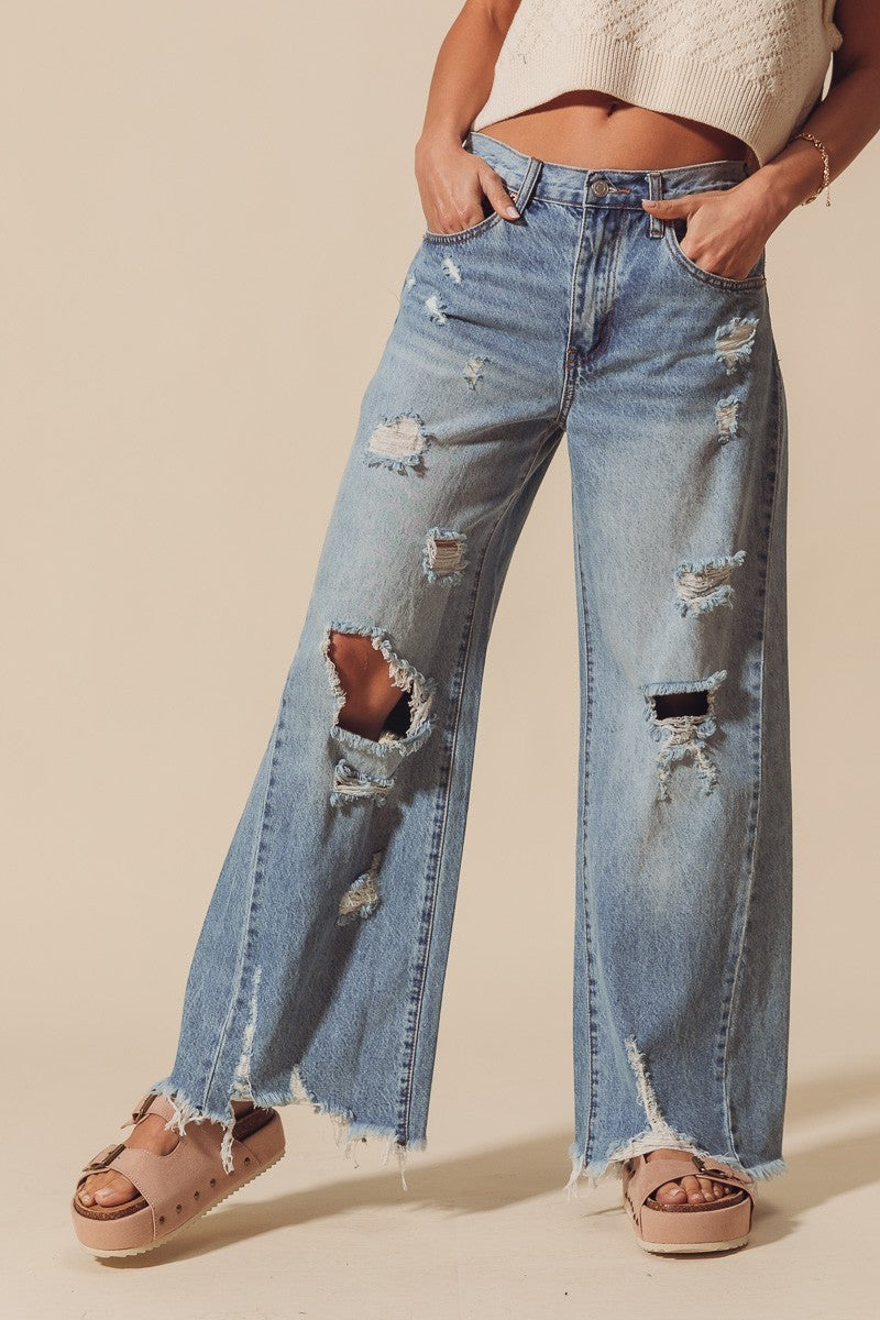 Leah Distressed Jean