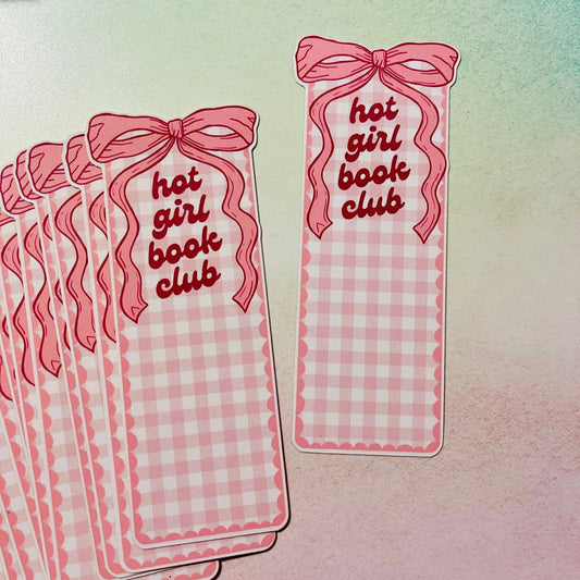 Hot Girl Book Club Bookmark