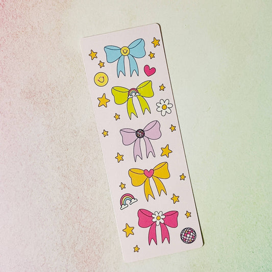 Bookmark Rainbow Bows