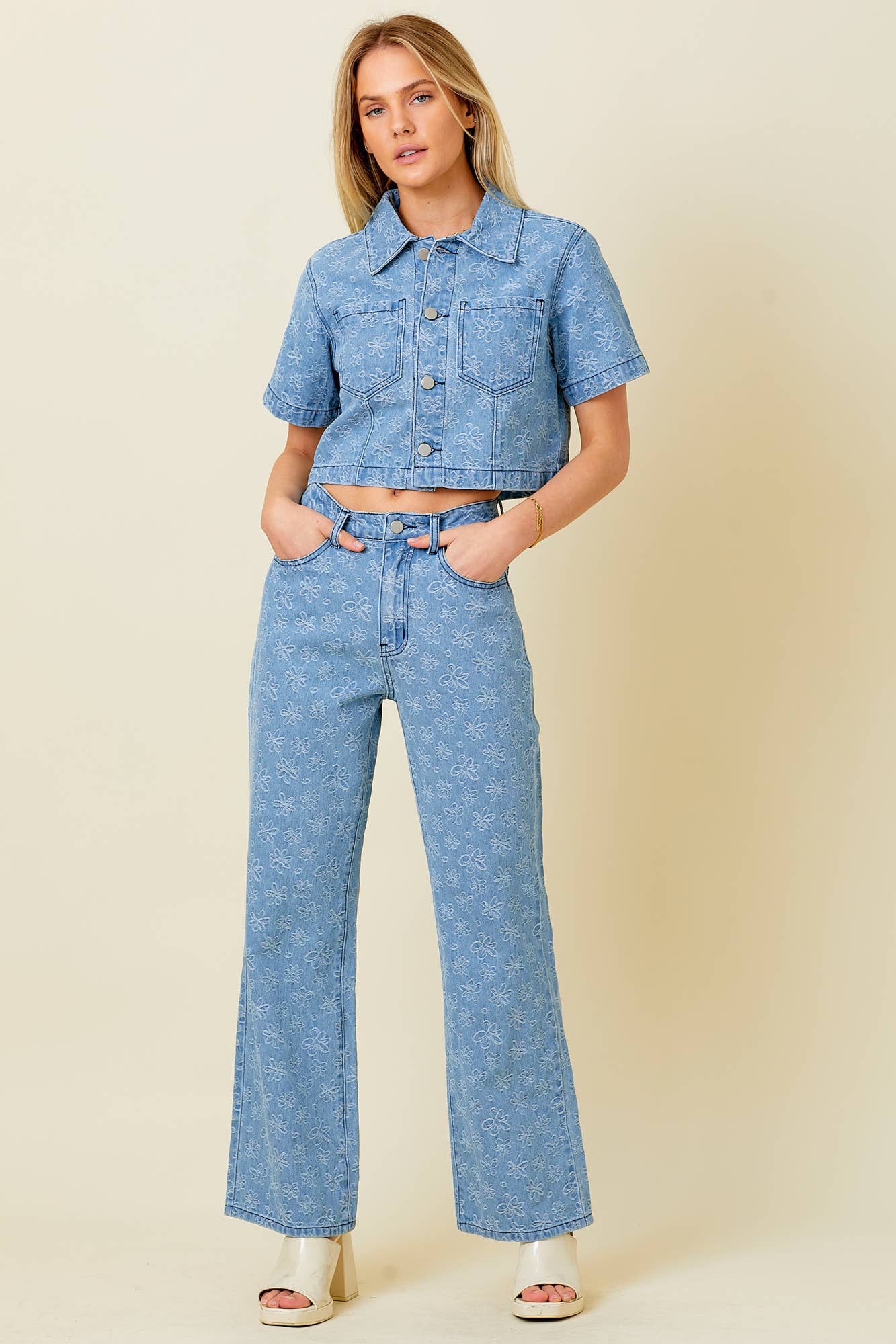 Blossom Breeze Denim Jeans