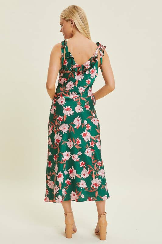 Garden Bloom Midi Dress