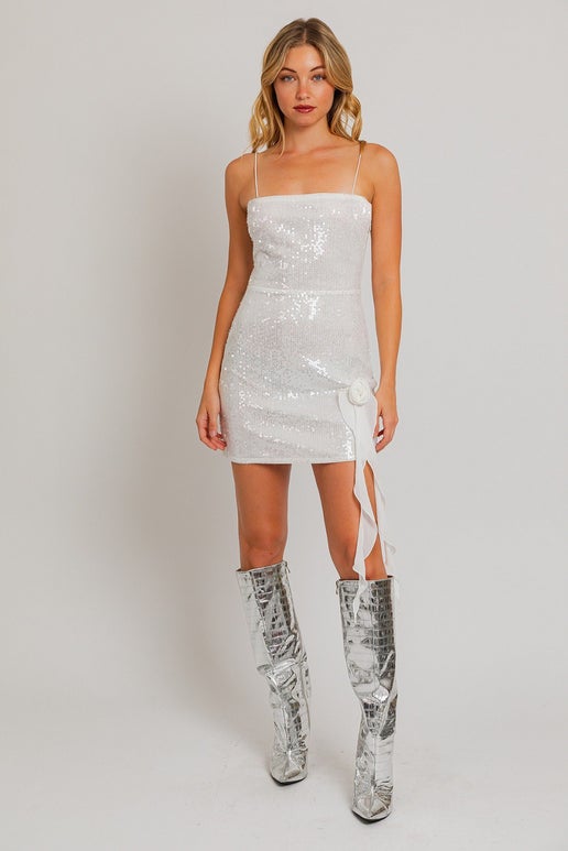 Elisa Sequin Mini Dress