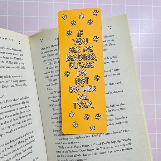 Do Not Bother Me Bookmark