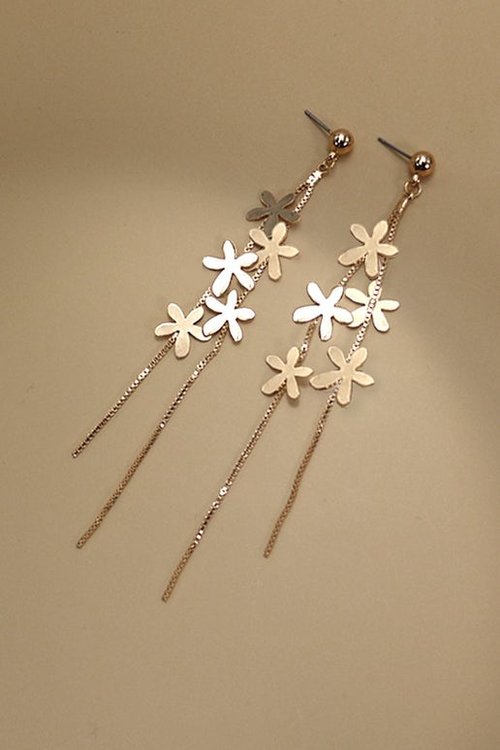 Flower Drop Earrings