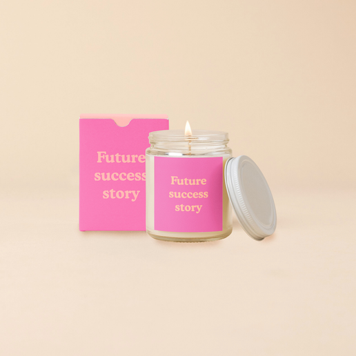 Future Success Story Candle