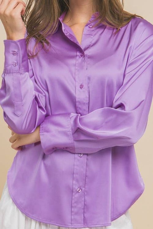 Easy Does It Satin Top